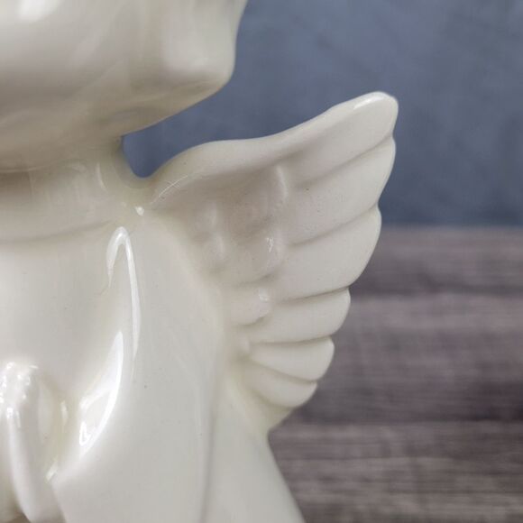 Ceramic‎ Ivory Worship Angel Set - Picture 9 of 11